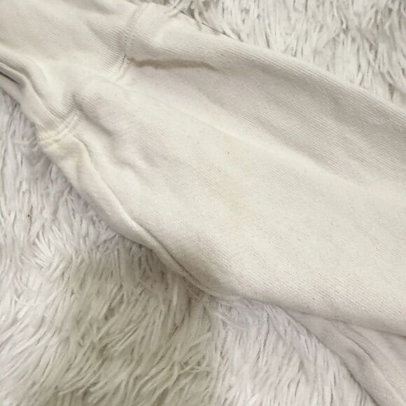 Women TNA Crewneck Sweater with Ribbed Details Classic Fit in White Size 1 - Picture 7 of 7